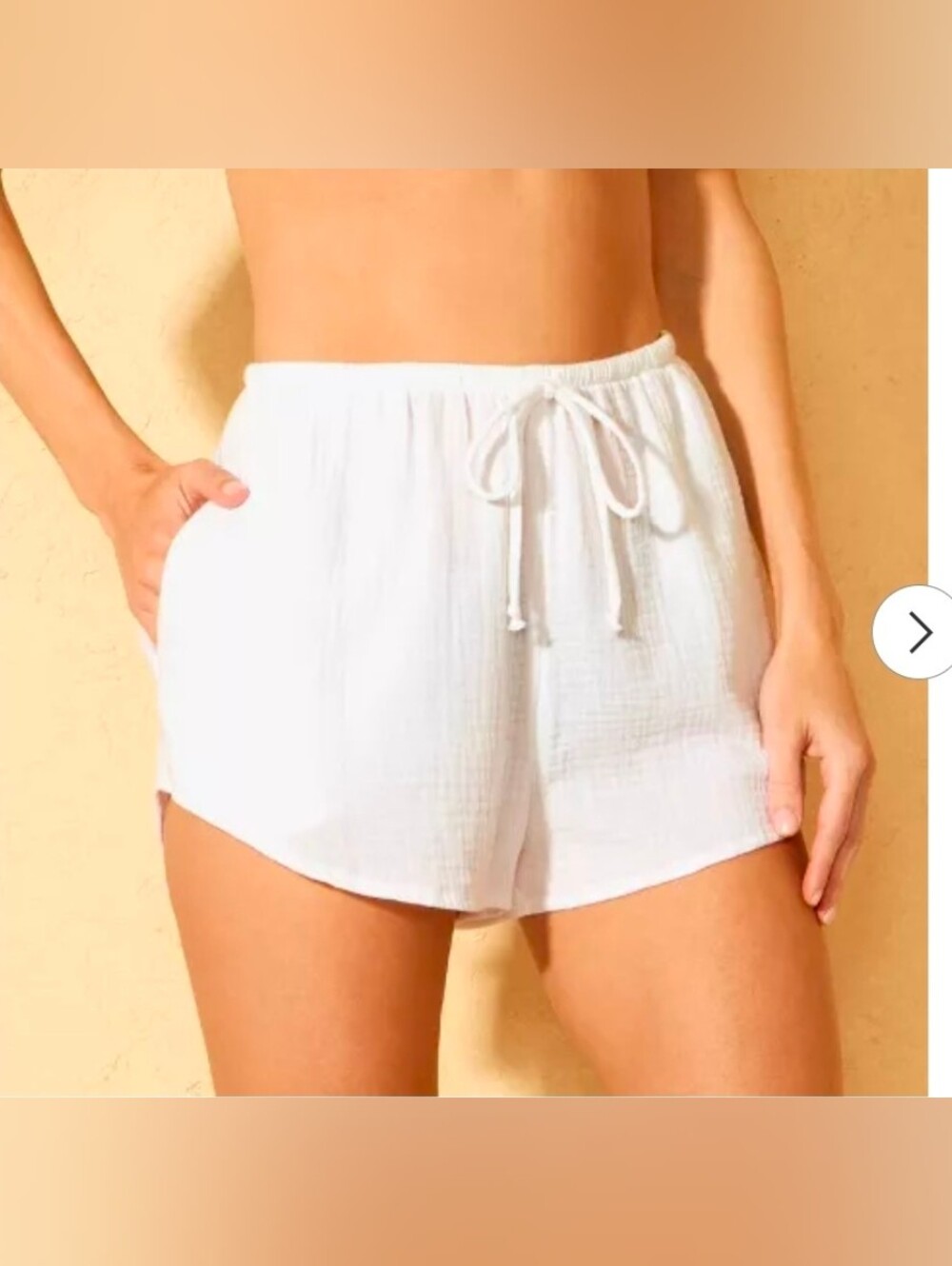 NWOT/ Shade & Shore Women's Gauze Cover Up Shorts XS